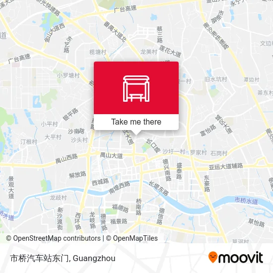 市桥汽车站东门 map