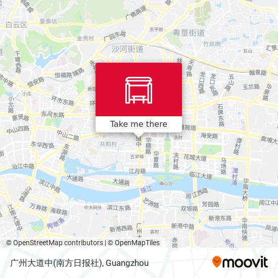 广州大道中(南方日报社) map