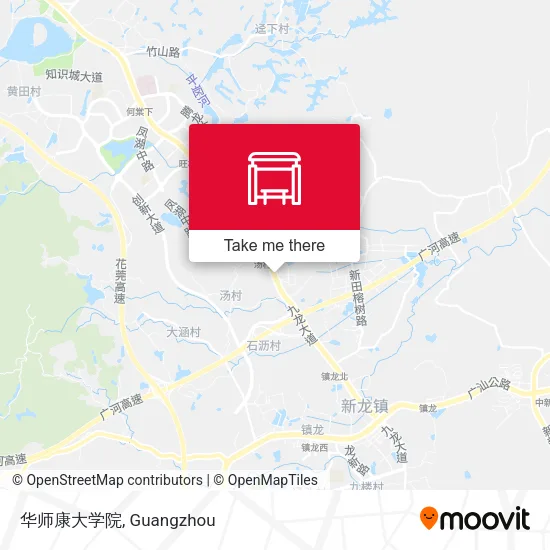 华师康大学院 map