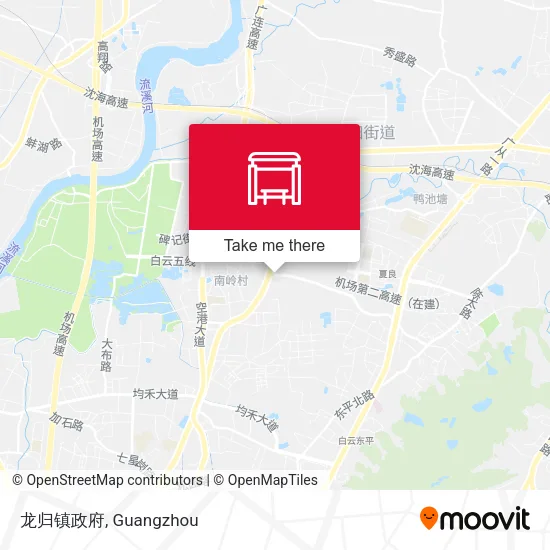 龙归镇政府 map