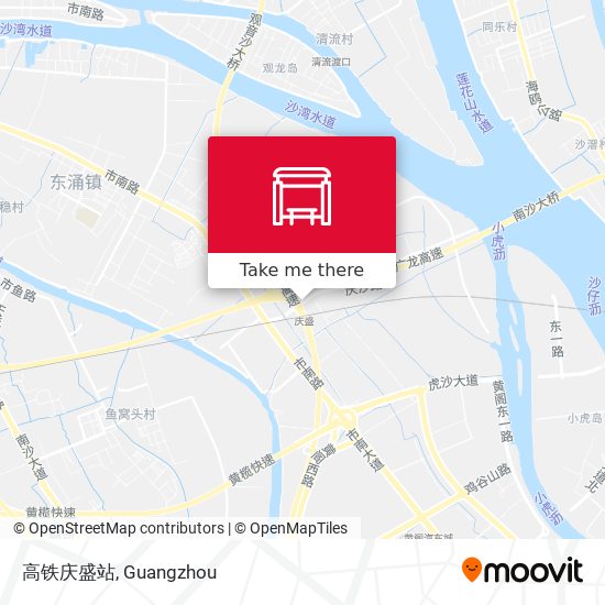 高铁庆盛站 map