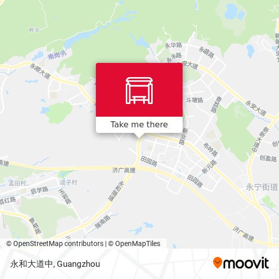 永和大道中 map