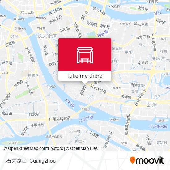 石岗路口 map