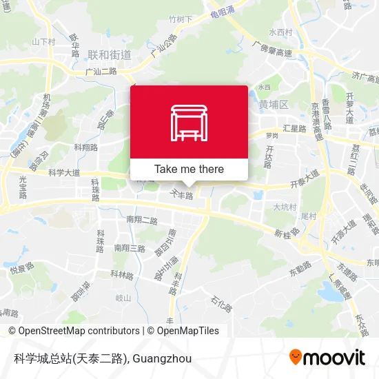 科学城总站(天泰二路) map