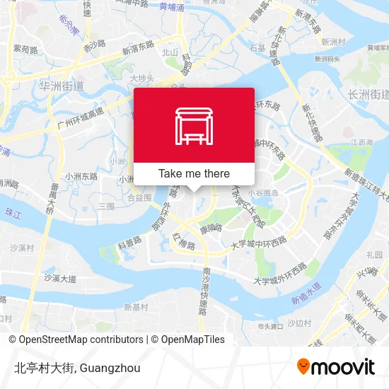 北亭村大街 map
