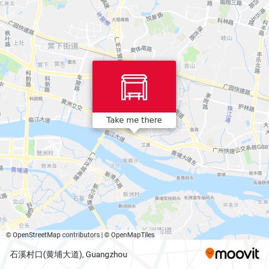 石溪村口(黄埔大道) map
