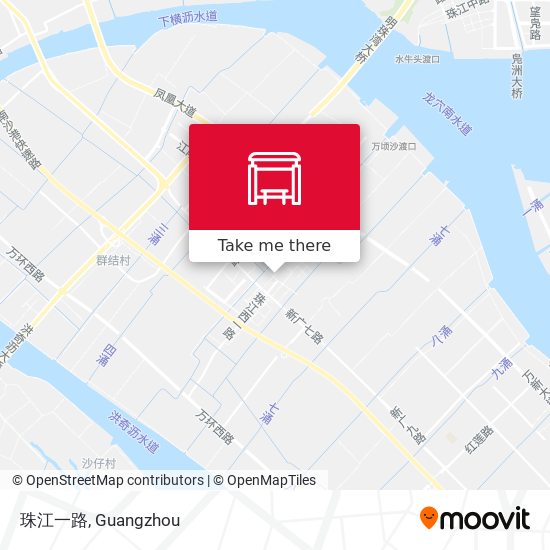 珠江一路 map