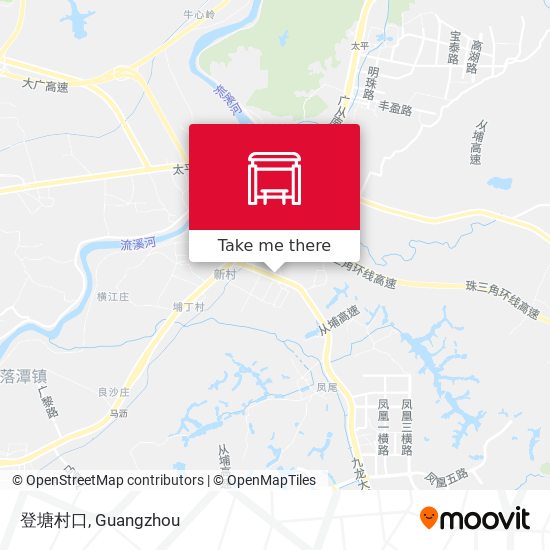 登塘村口 map