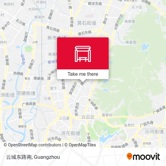 云城东路南 map