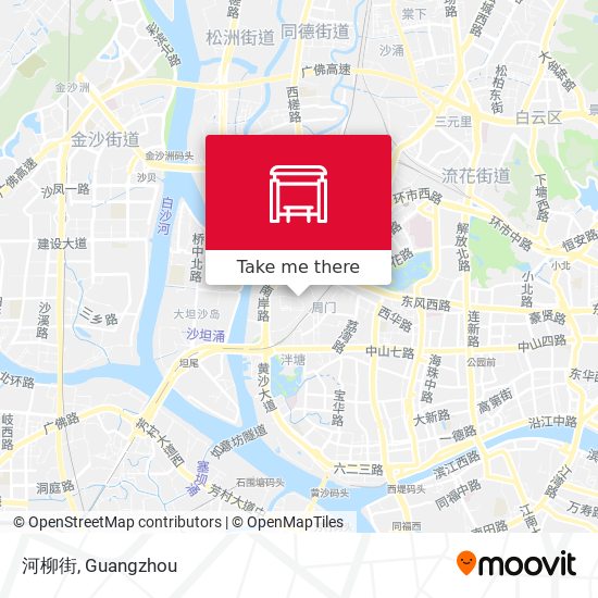 河柳街 map