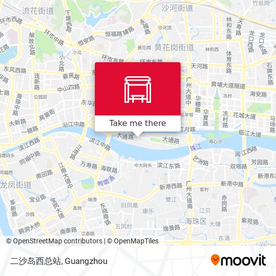 二沙岛西总站 map