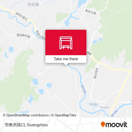 劳教所路口 map