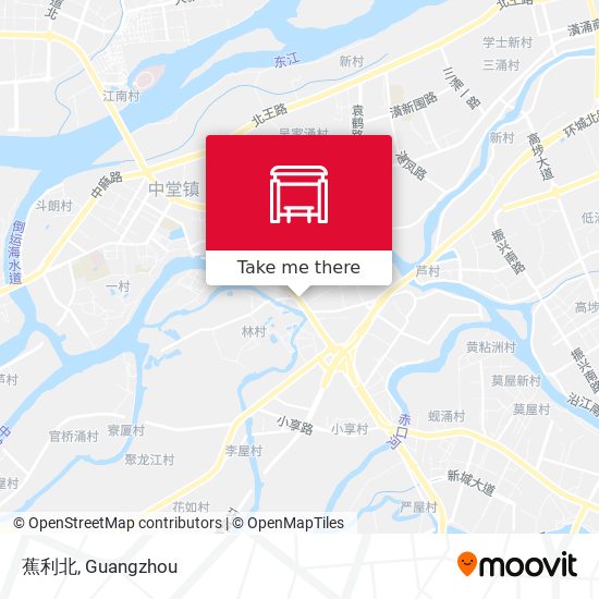 蕉利北 map