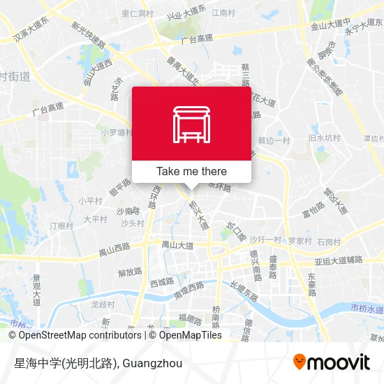星海中学(光明北路) map
