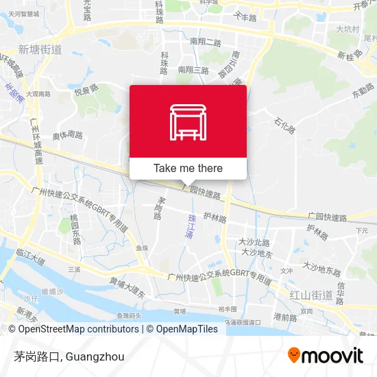 茅岗路口 map