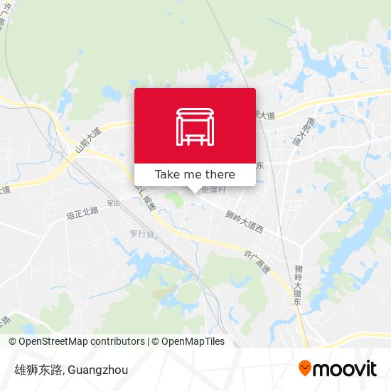 雄狮东路 map