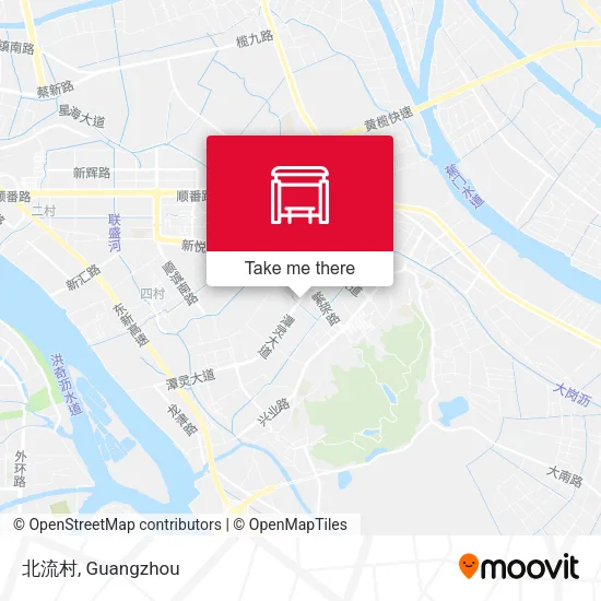 北流村 map