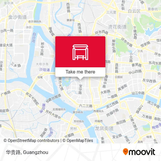 华贵路 map