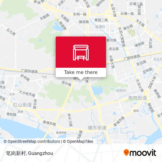 笔岗新村 map
