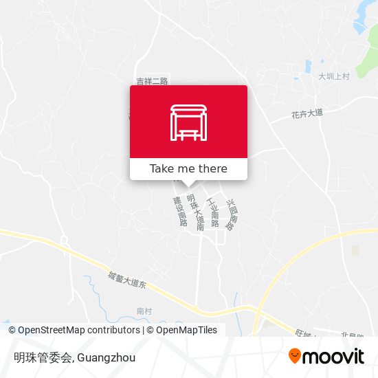 明珠管委会 map
