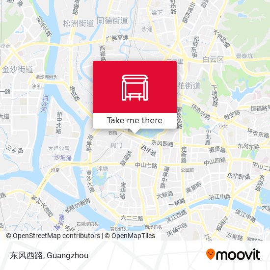 东风西路 map