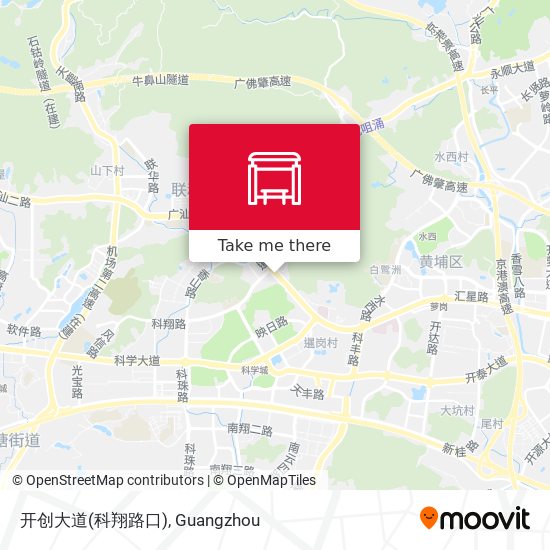 开创大道(科翔路口) map