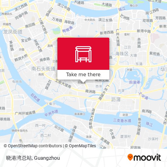 晓港湾总站 map