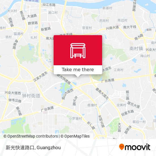 新光快速路口 map