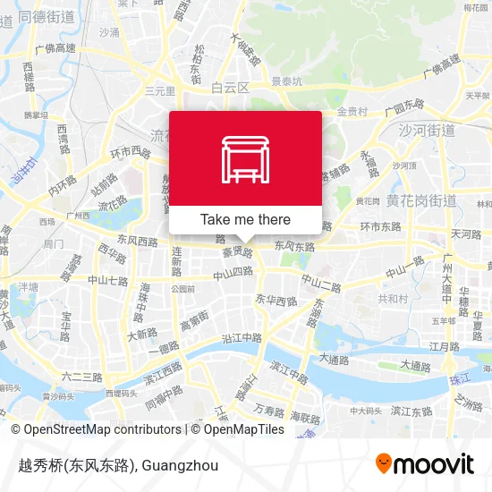 越秀桥(东风东路) map