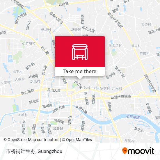 市桥街计生办 map