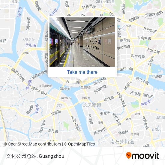 文化公园总站 map