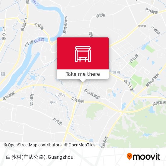 白沙村(广从公路) map
