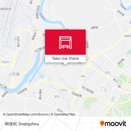 纲领村 map