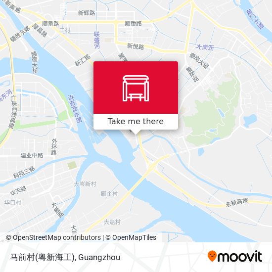马前村(粤新海工) map