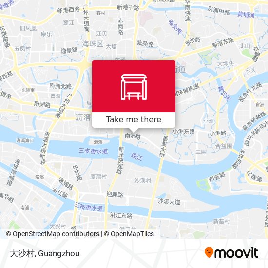 大沙村 map