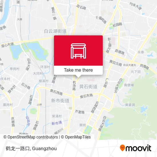 鹤龙一路口 map