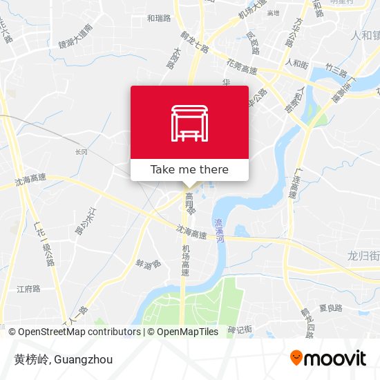 黄榜岭 map