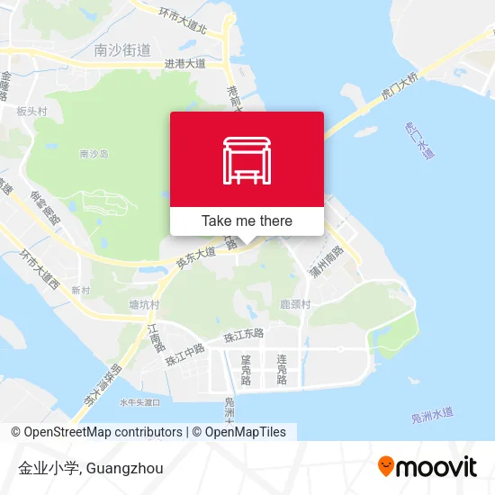 金业小学 map
