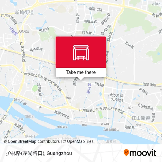 护林路(茅岗路口) map