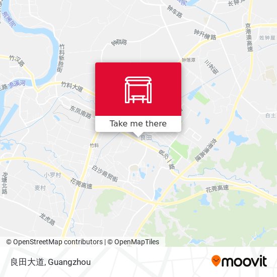 良田大道 map
