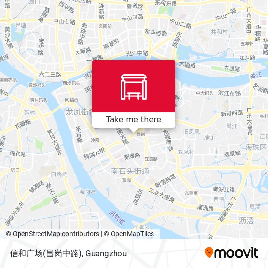 信和广场(昌岗中路) map