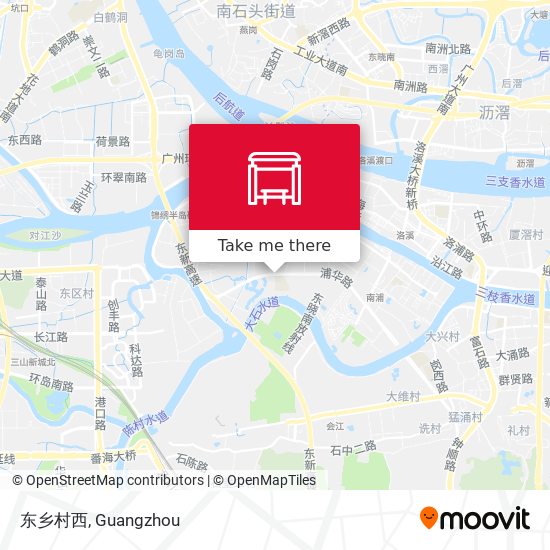 东乡村西 map