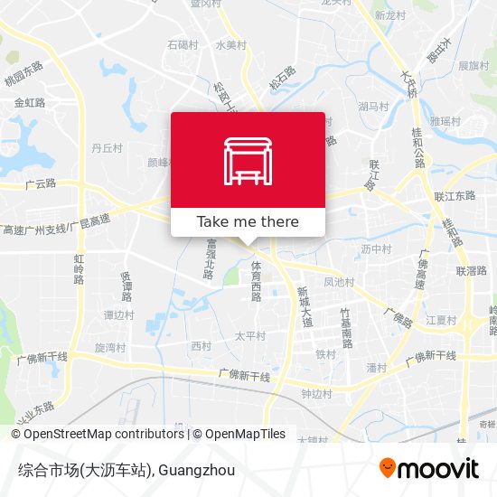 综合市场(大沥车站) map