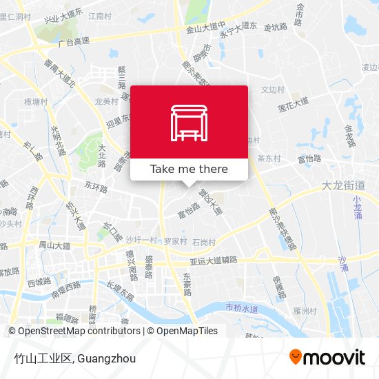 竹山工业区 map