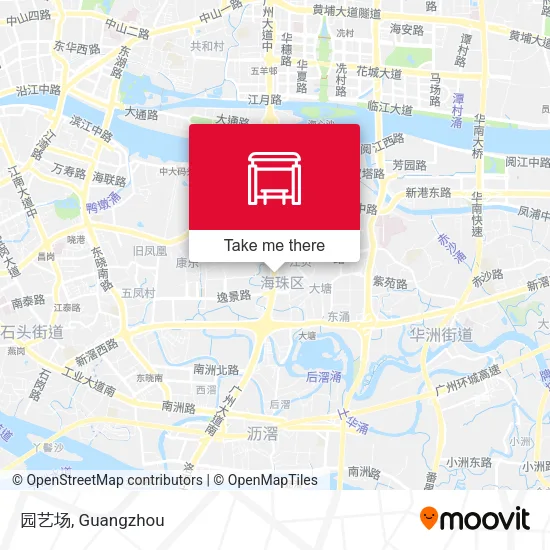 园艺场 map