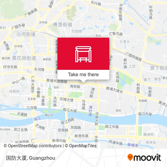 国防大厦 map