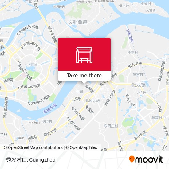 秀发村口 map