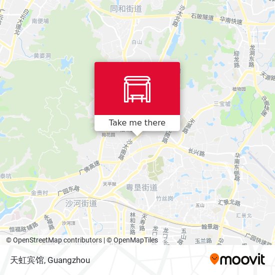 天虹宾馆 map