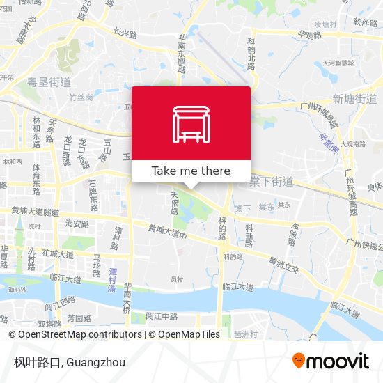 枫叶路口 map