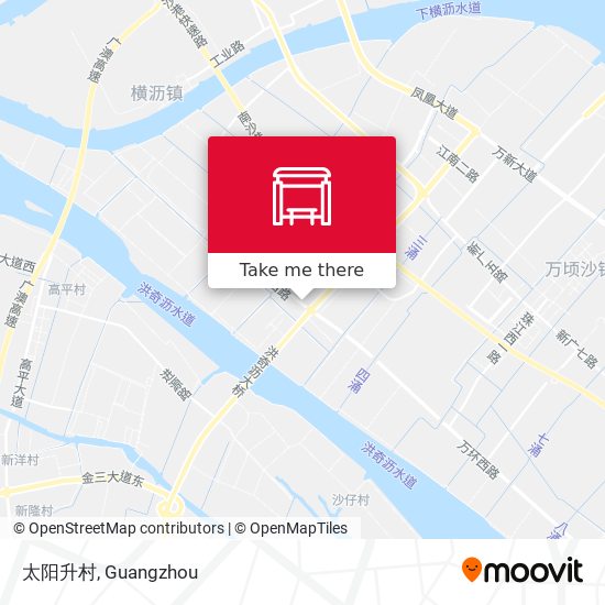 太阳升村 map
